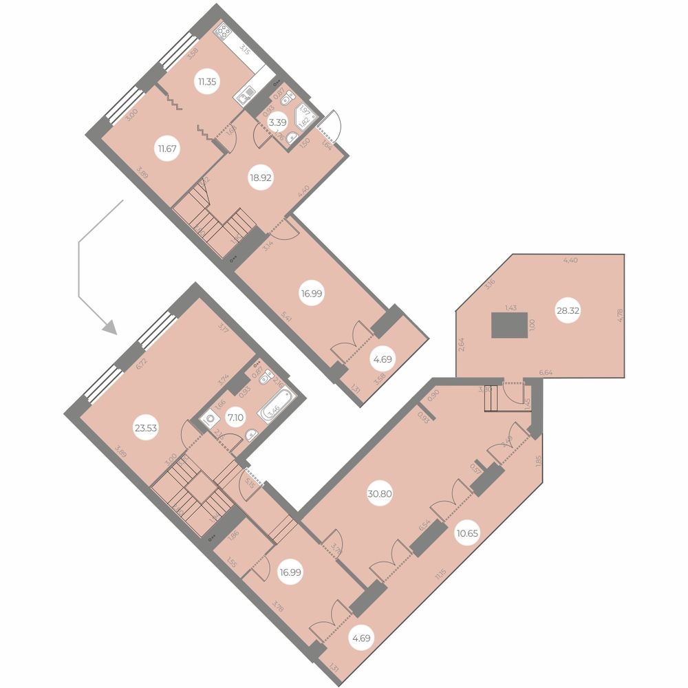 Объект по адресу Санкт-Петербург г, Маршала Захарова ул, д. 10стр1