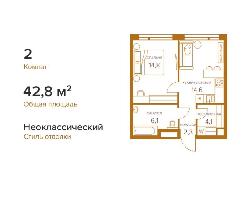Фото квартиры по адресу Москва г, Сосинская ул, д. 8
