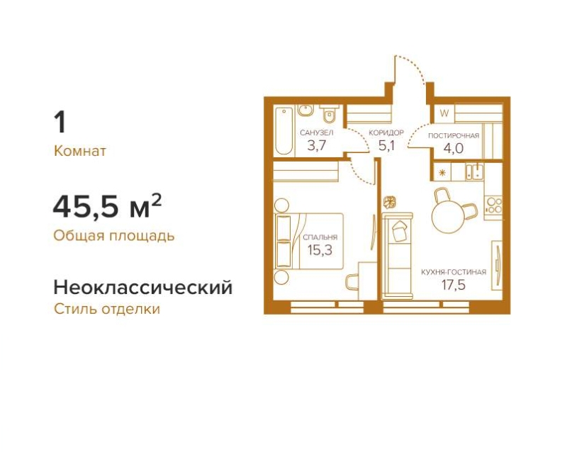 Фото квартиры по адресу Москва г, Сосинская ул, д. 8