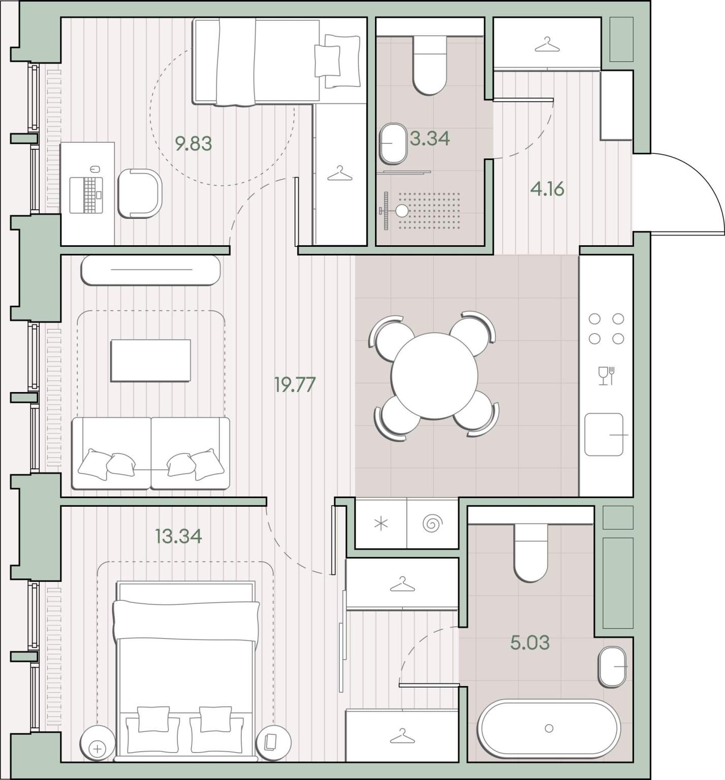 Объект по адресу Москва г, Ивана Франко ул, д. 22к1