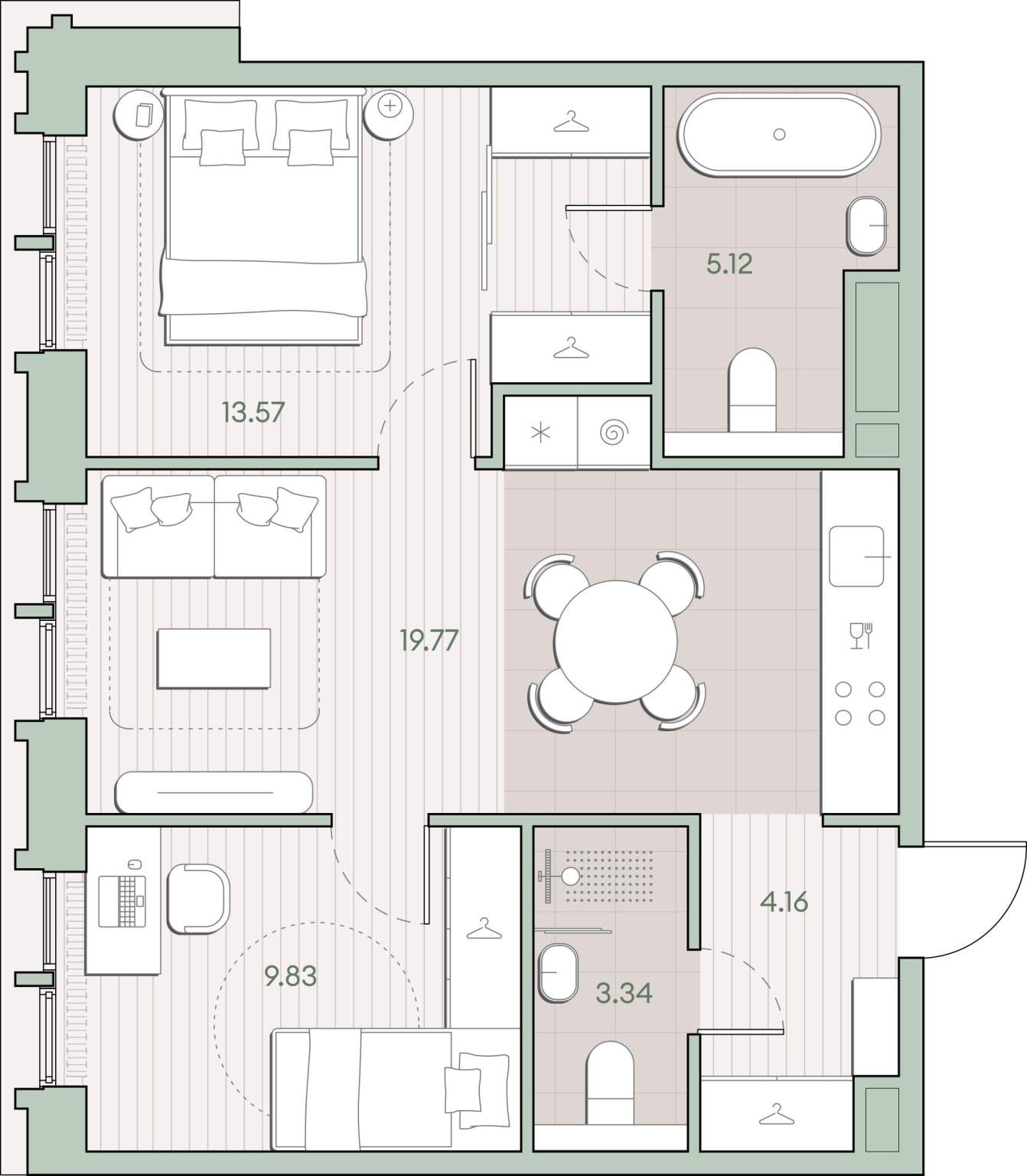 Объект по адресу Москва г, Ивана Франко ул, д. 22к1