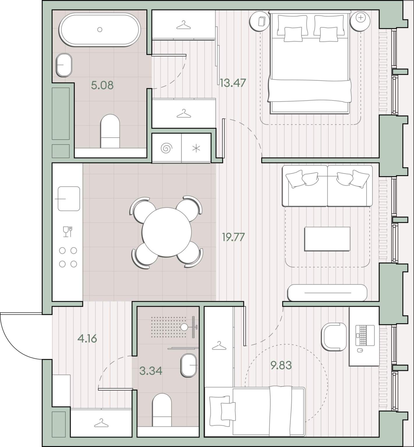 Объект по адресу Москва г, Ивана Франко ул, д. 22к1