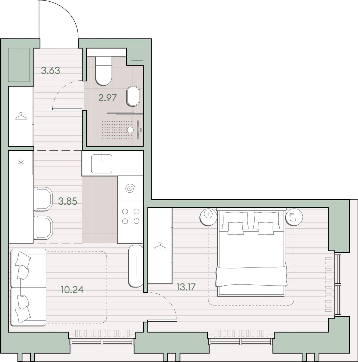 Объект по адресу Москва г, Ивана Франко ул, д. 22к1