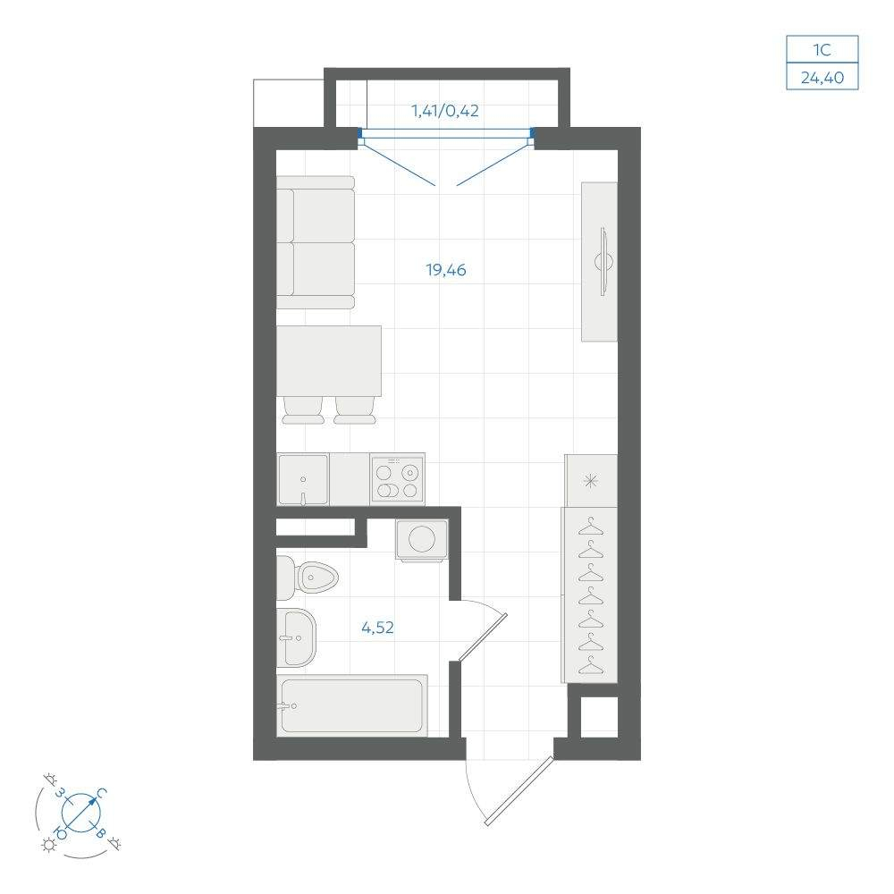 Объект по адресу Москва, ЖК Центральный парк, д.3.1 