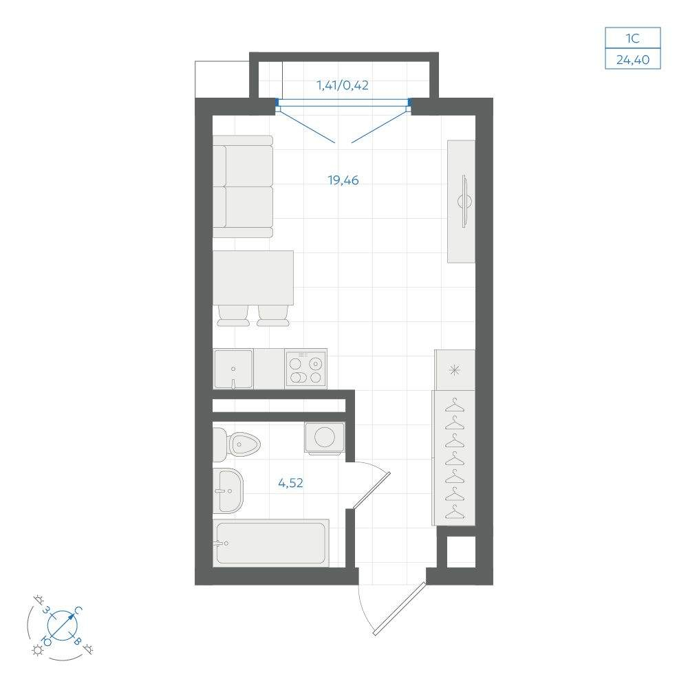 Объект по адресу Москва, ЖК Центральный парк, д.3.1 