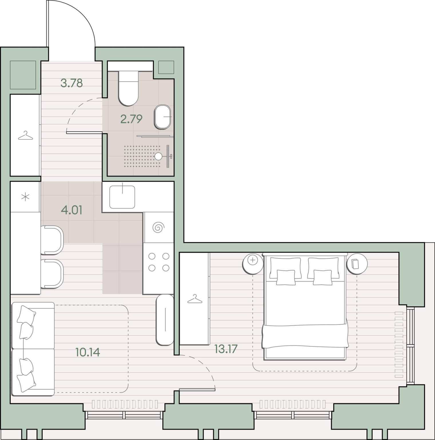 Объект по адресу Москва г, Ивана Франко ул, д. 22к1