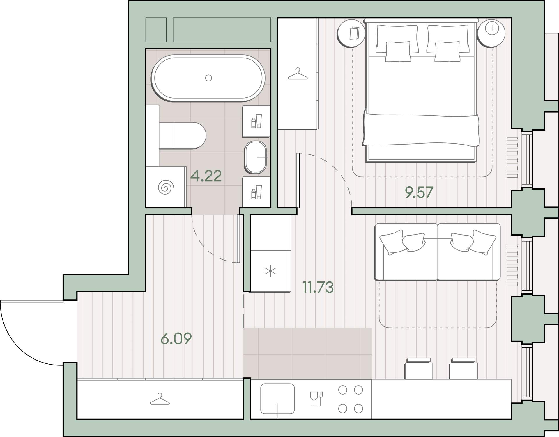 Объект по адресу Москва г, Ивана Франко ул, д. 22к1