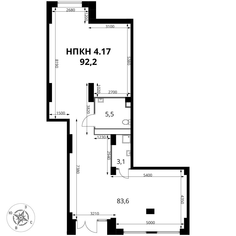 Объект по адресу Москва, д.1 