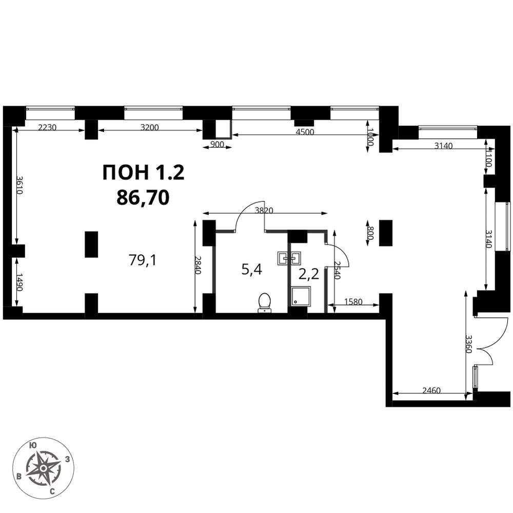 Объект по адресу Москва, Фруктовые сады улица, д.1 