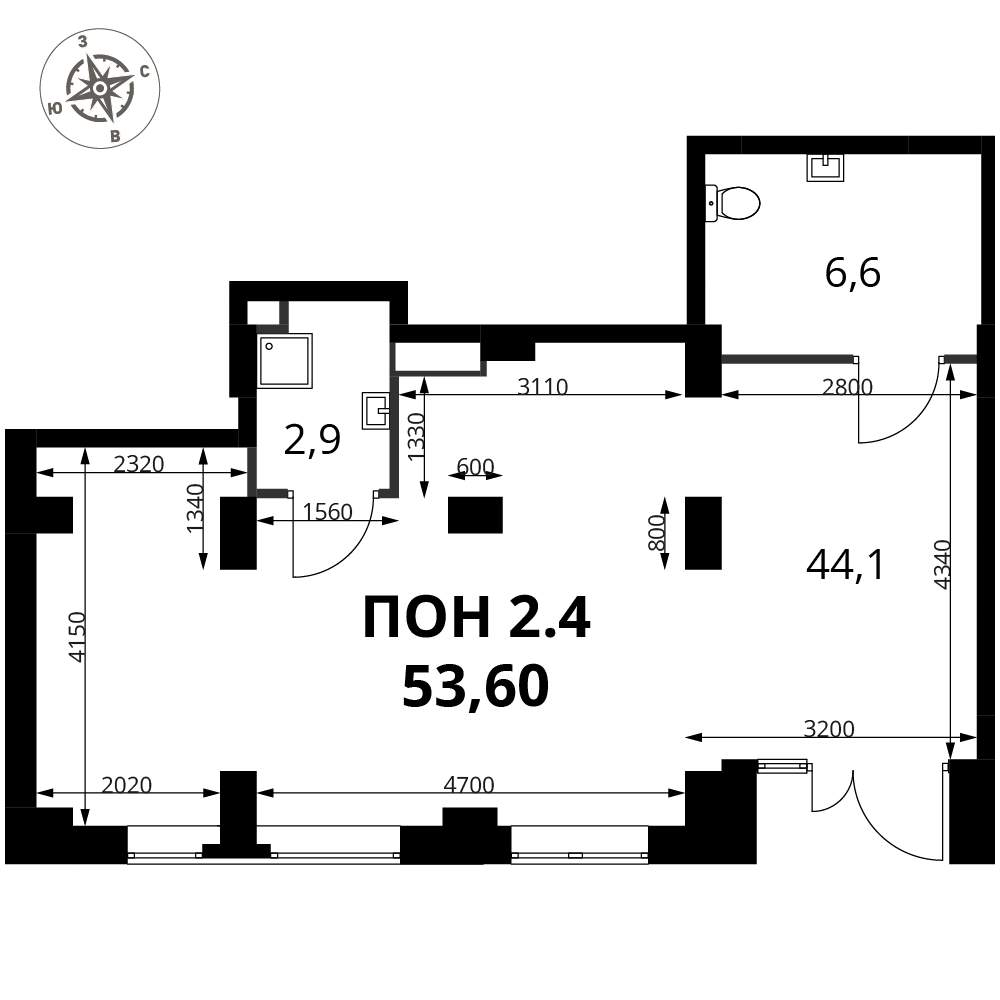 Объект по адресу Москва, Фруктовые сады улица, д.1 