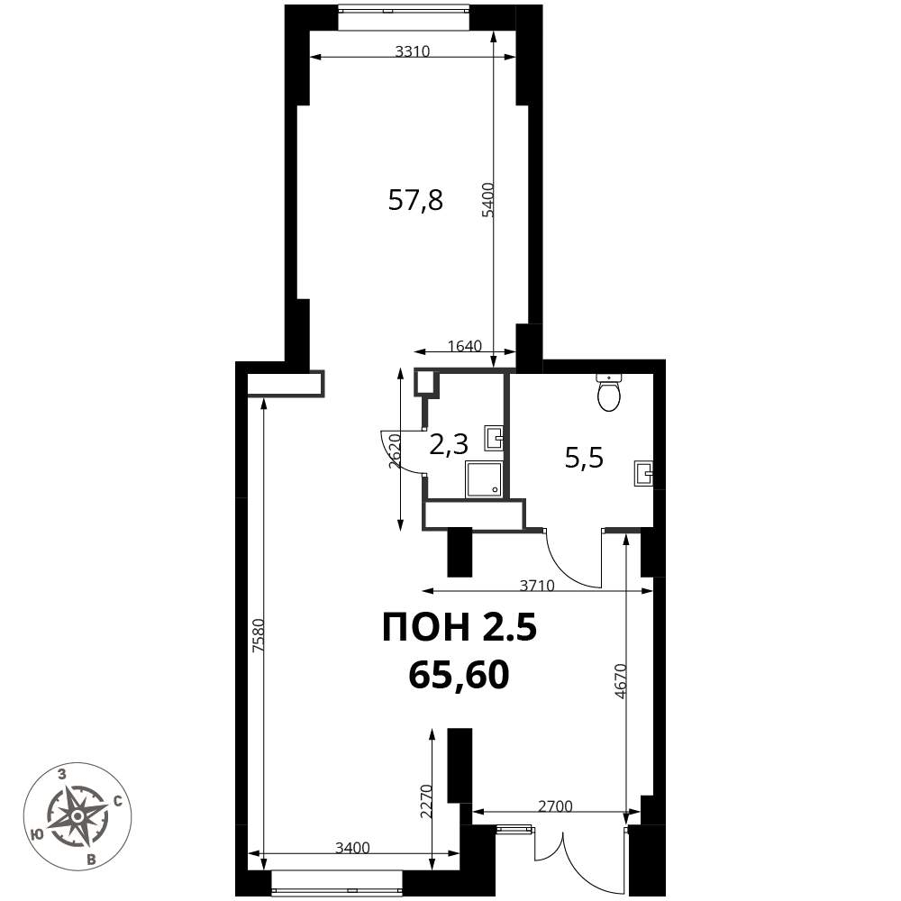 Объект по адресу Москва, Фруктовые сады улица, д.1 