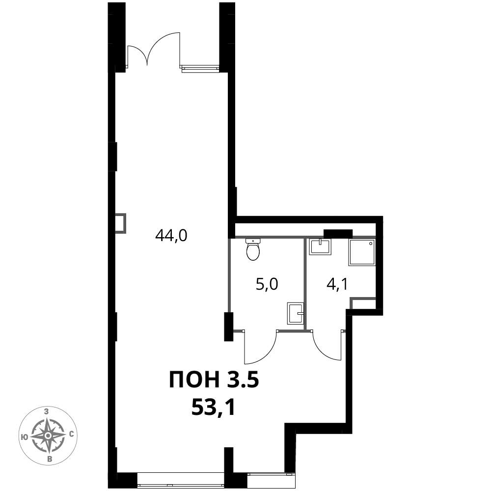 Объект по адресу Москва, Комсомольская улица, д.16 