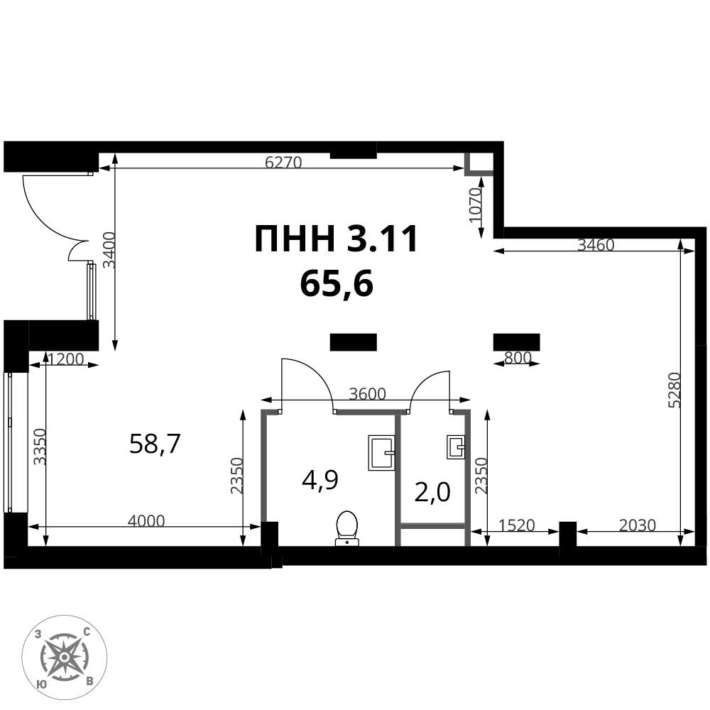 Объект по адресу Москва, Комсомольская улица, д.16 