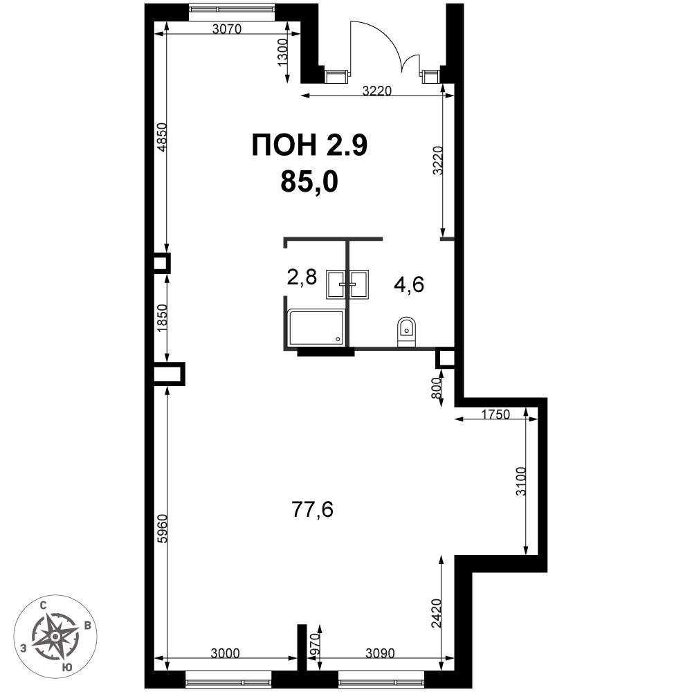 Объект по адресу Москва, Ивакино квартал, д.1 