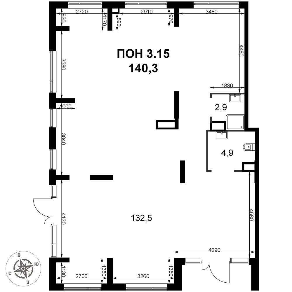 Объект по адресу Москва, Ивакино квартал, д.1 
