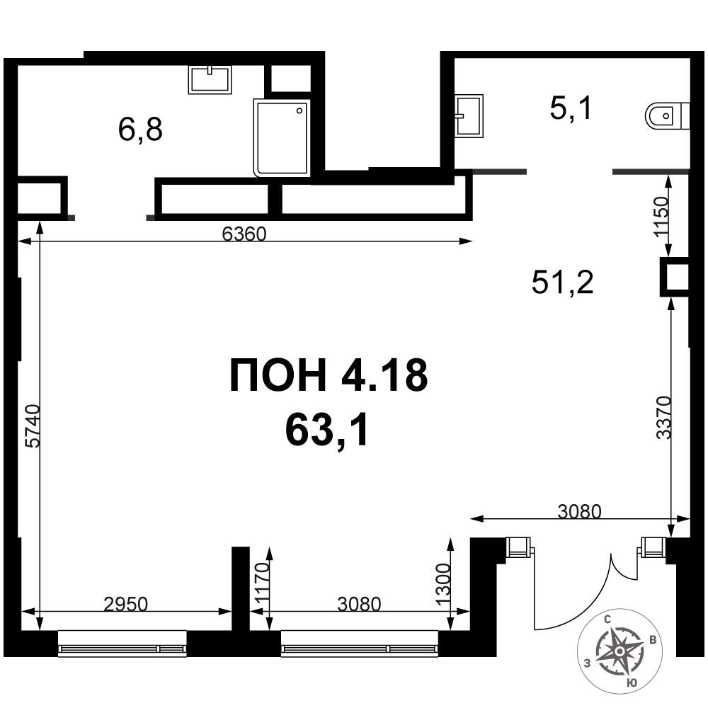 Объект по адресу Москва, Ивакино квартал, д.1 