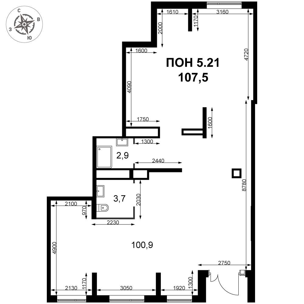 Объект по адресу Москва, Ивакино квартал, д.1 