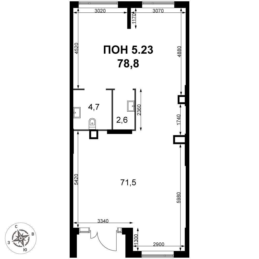 Объект по адресу Москва, Ивакино квартал, д.1 