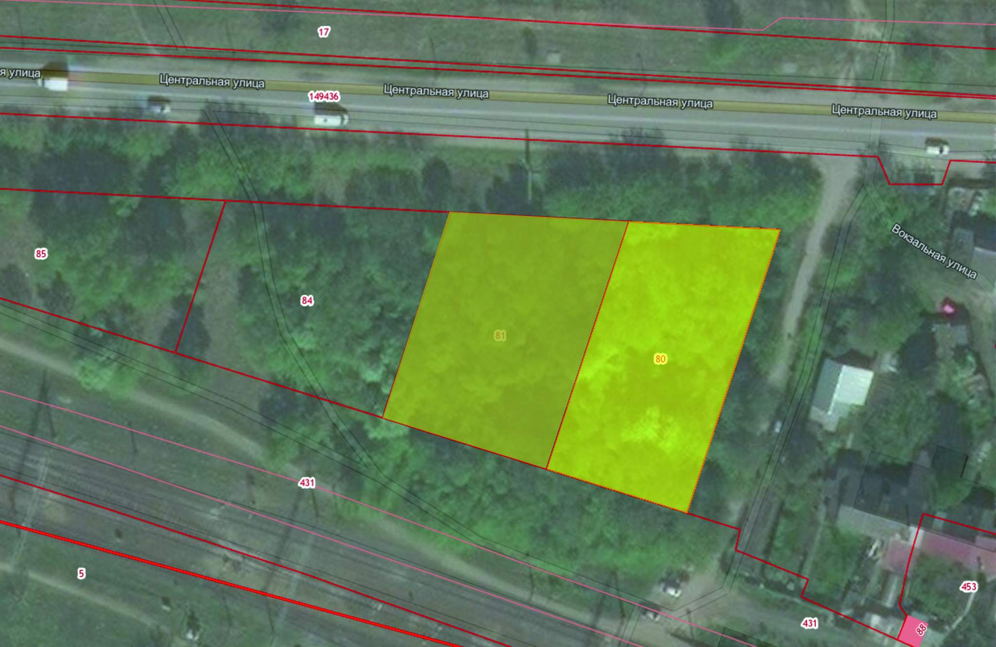 Объект по адресу Московская обл, Щелковский р-н, Краснознаменский п, Вокзальная ул