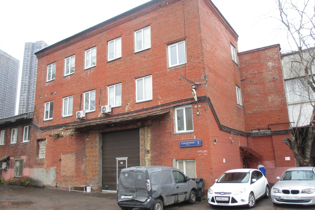 Объект по адресу Москва г, Складочная ул, д. 3стр3