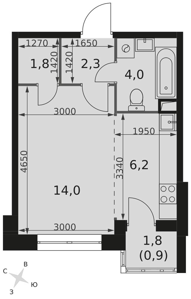 Объект по адресу Москва, Центральная улица, д.2 