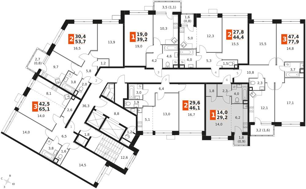 Объект по адресу Москва, Центральная улица, д.2 