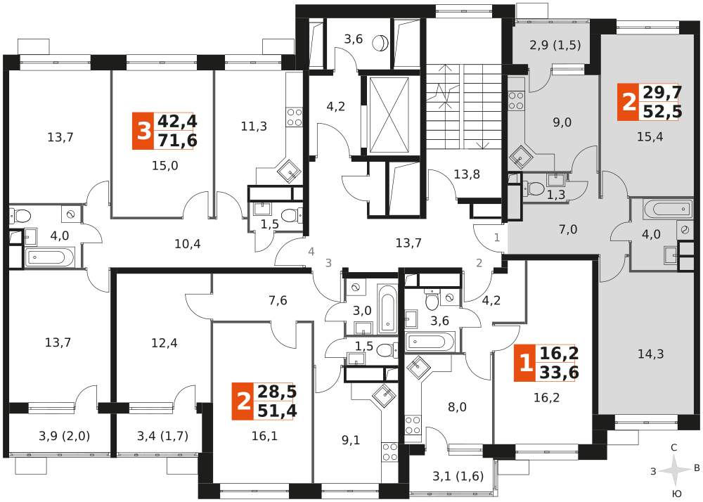 Объект по адресу Москва, Центральная улица, д.2 
