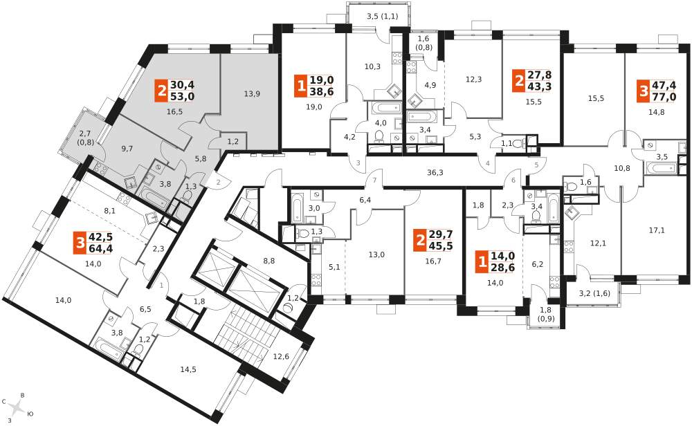 Объект по адресу Москва, Центральная улица, д.2 