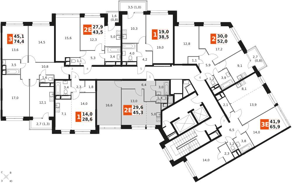 Объект по адресу Москва, Центральная улица, д.2 