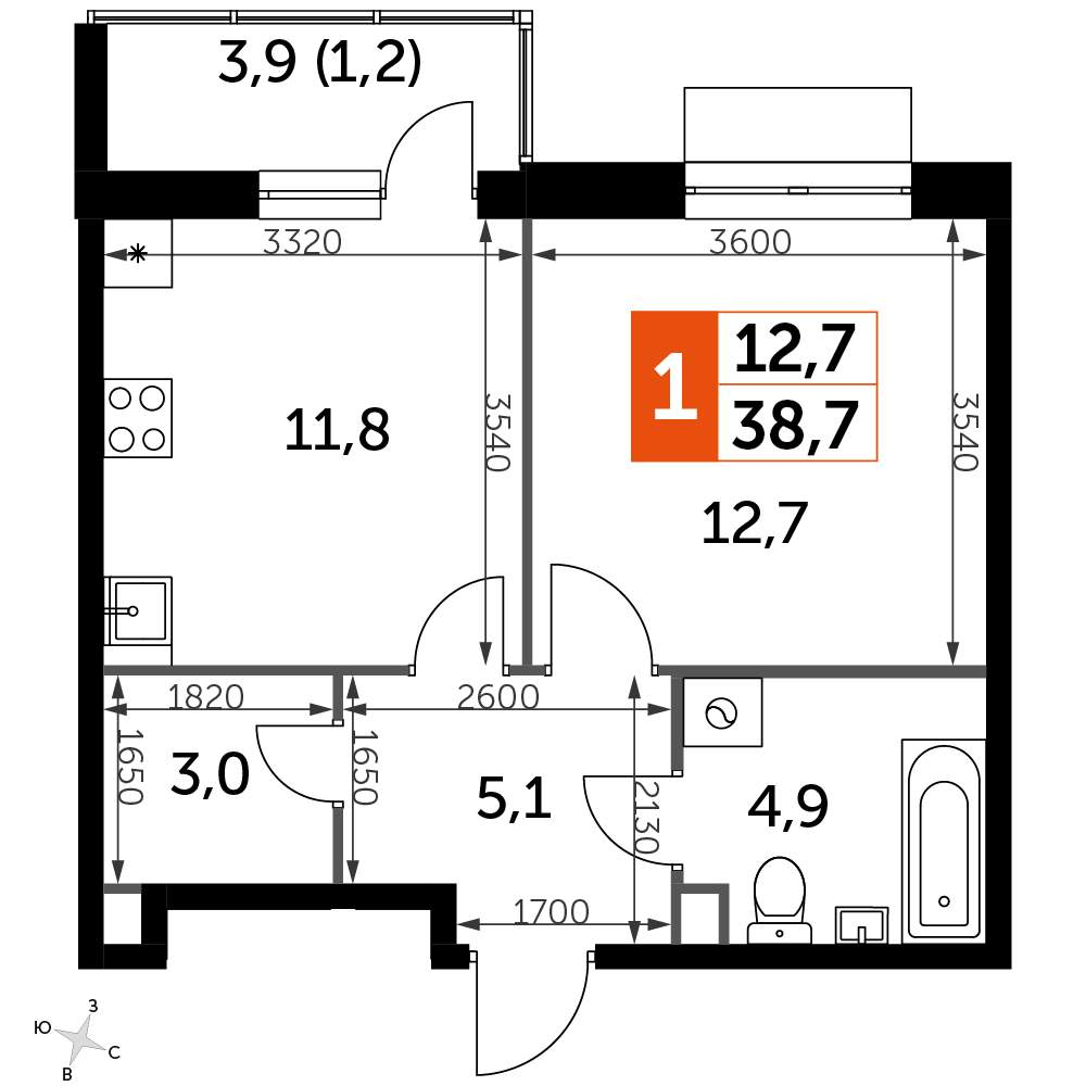 Объект по адресу Московская обл, Бородино д, Малая Бородинская ул, д. 1к3