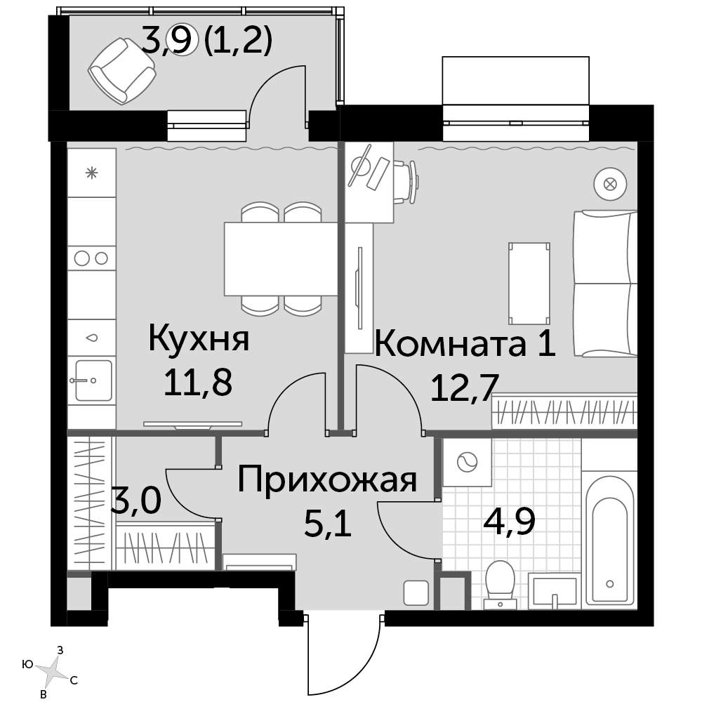 Объект по адресу Московская обл, Бородино д, Малая Бородинская ул, д. 1к3