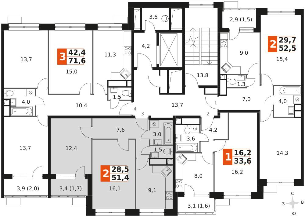 Объект по адресу Москва, Центральная улица, д.2 