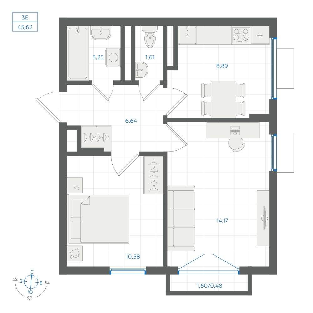 Объект по адресу Москва, ЖК Центральный парк, д.3.1 