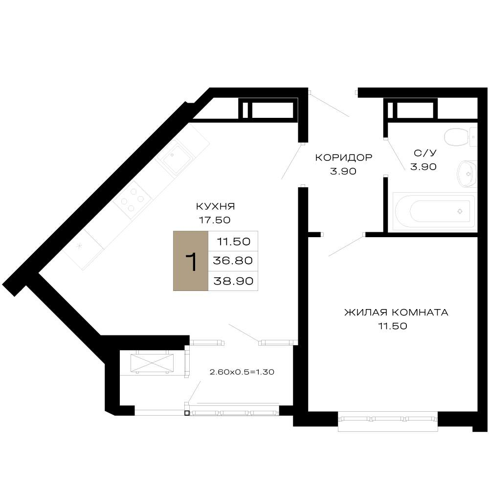 Объект по адресу Москва, Школьная улица, д.1 