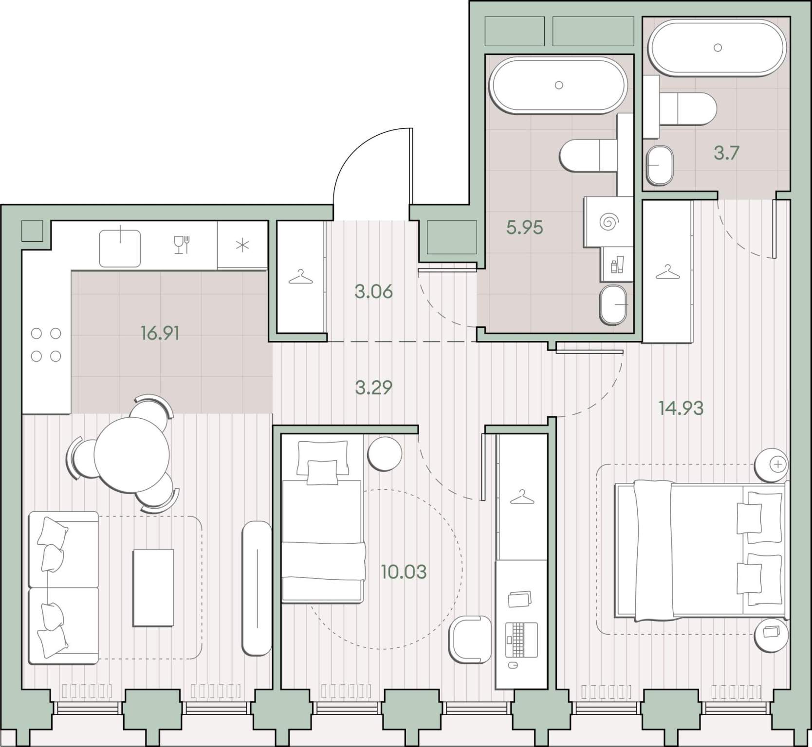 Объект по адресу Москва г, Ивана Франко ул, д. 22к1