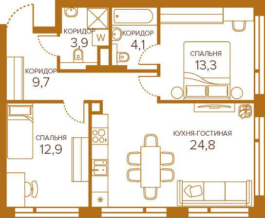 Объект по адресу Москва г, Сосинская ул, д. 8