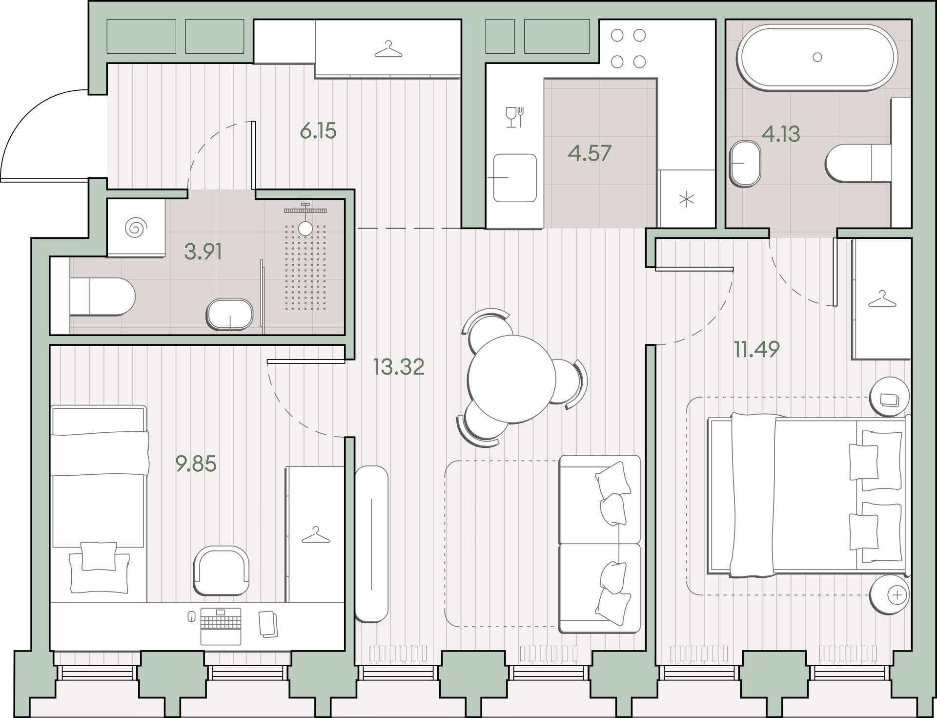 Объект по адресу Москва г, Ивана Франко ул, д. 22к1