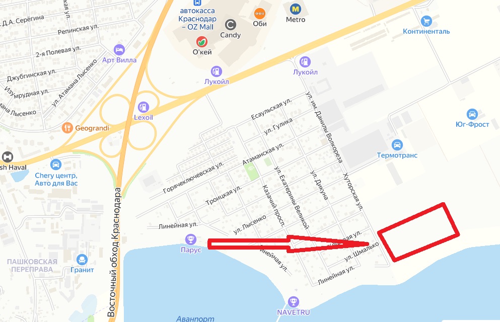 Объект по адресу Краснодарский край, Ленина х, Хуторская ул