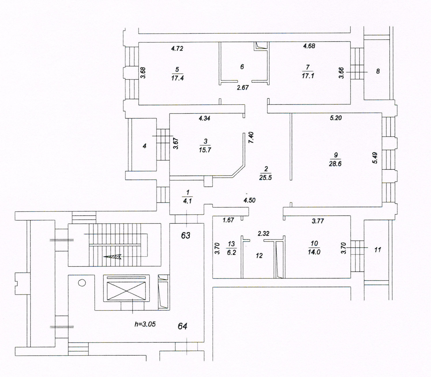 Объект по адресу Москва, Гагарина микрорайон, д.6 