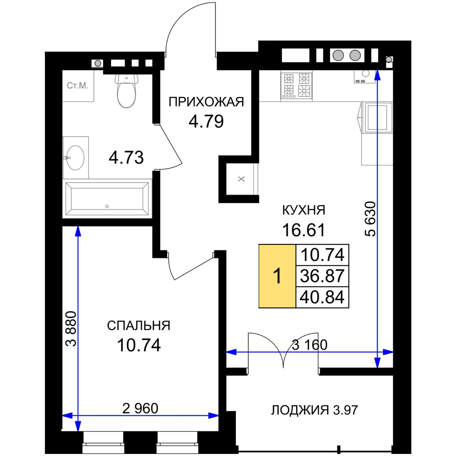 Объект по адресу Москва, Героя России Катериничева улица, д.1 