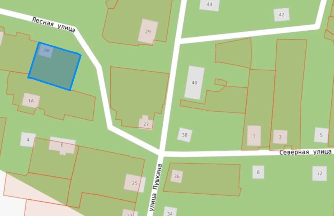 Объект по адресу Москва, Лесная улица, д.20 