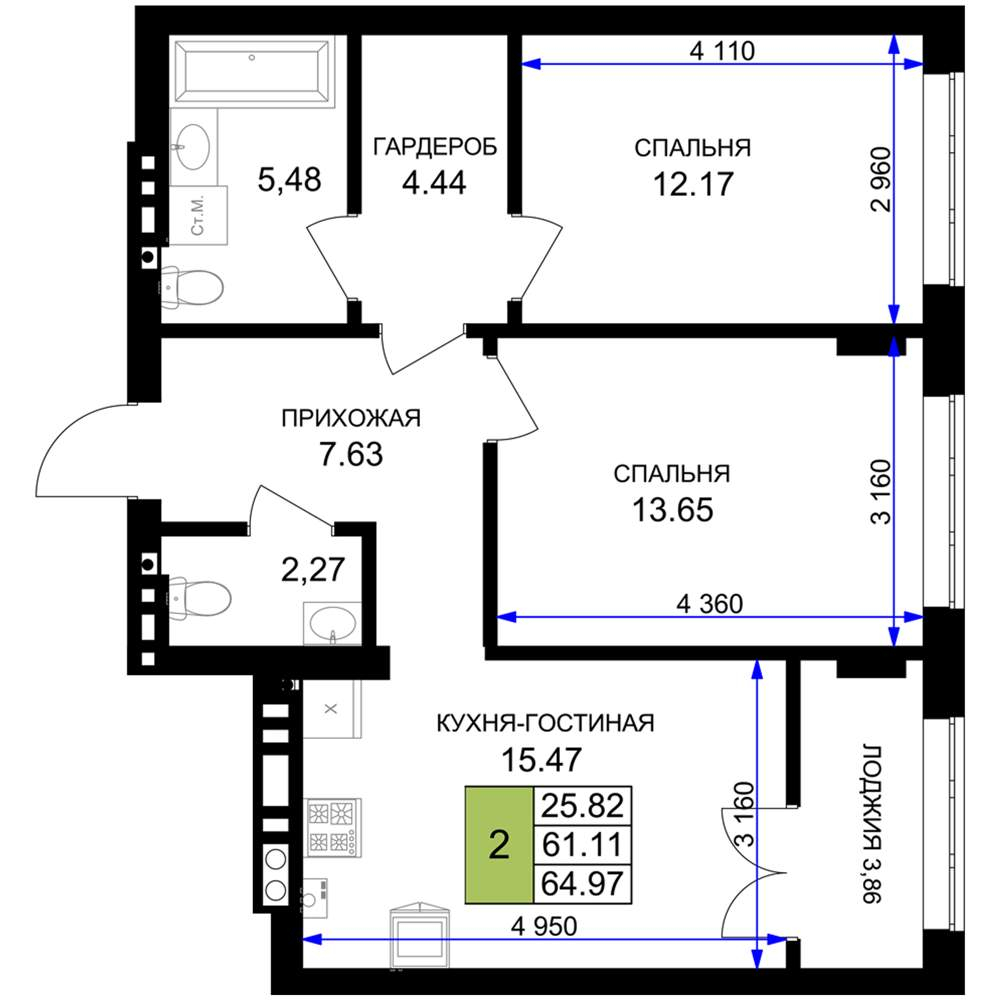 Объект по адресу Москва, Героя России Катериничева улица, д.1 