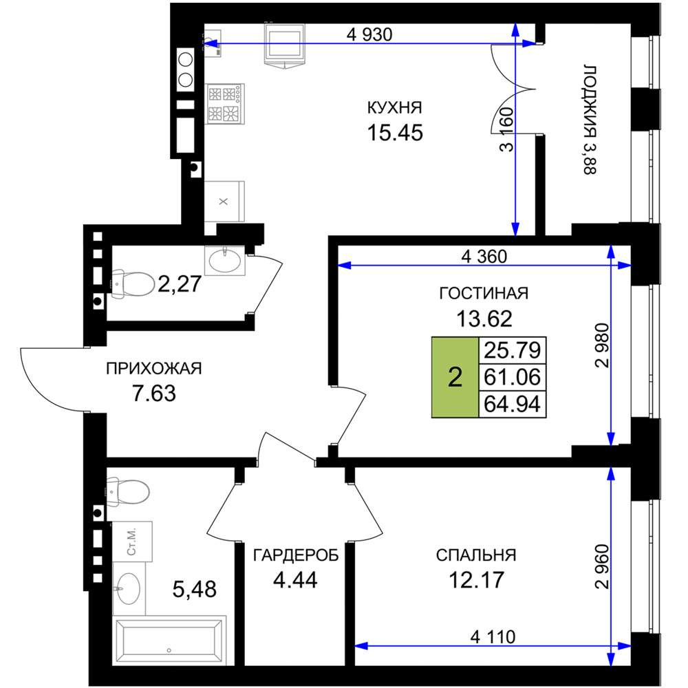 Объект по адресу Москва, Героя России Катериничева улица, д.1 