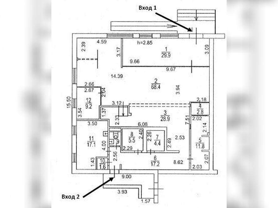 Объект по адресу Москва, Пятницкое шоссе, д.43к2 