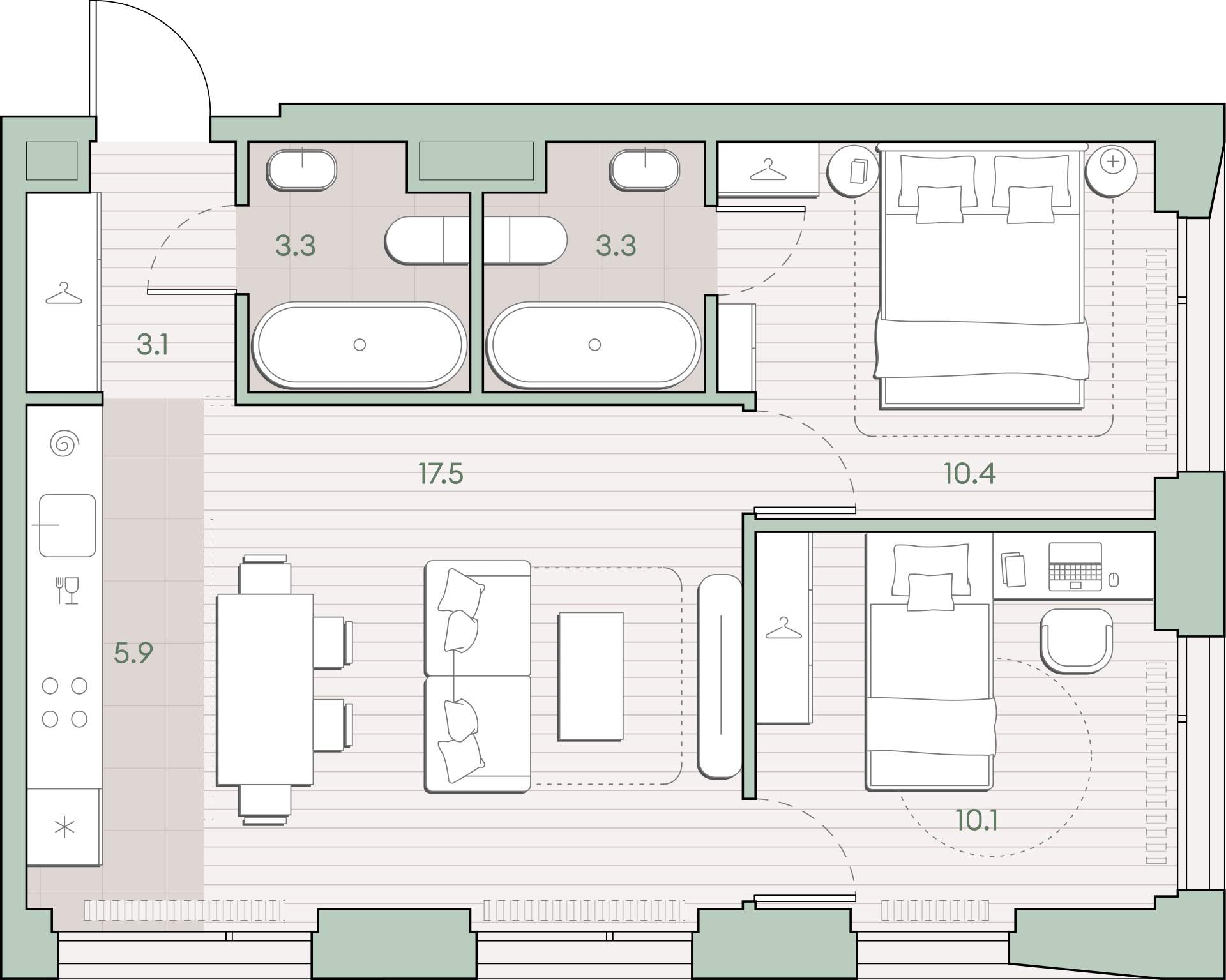 Объект по адресу Москва, Очаковское шоссе, д.1 