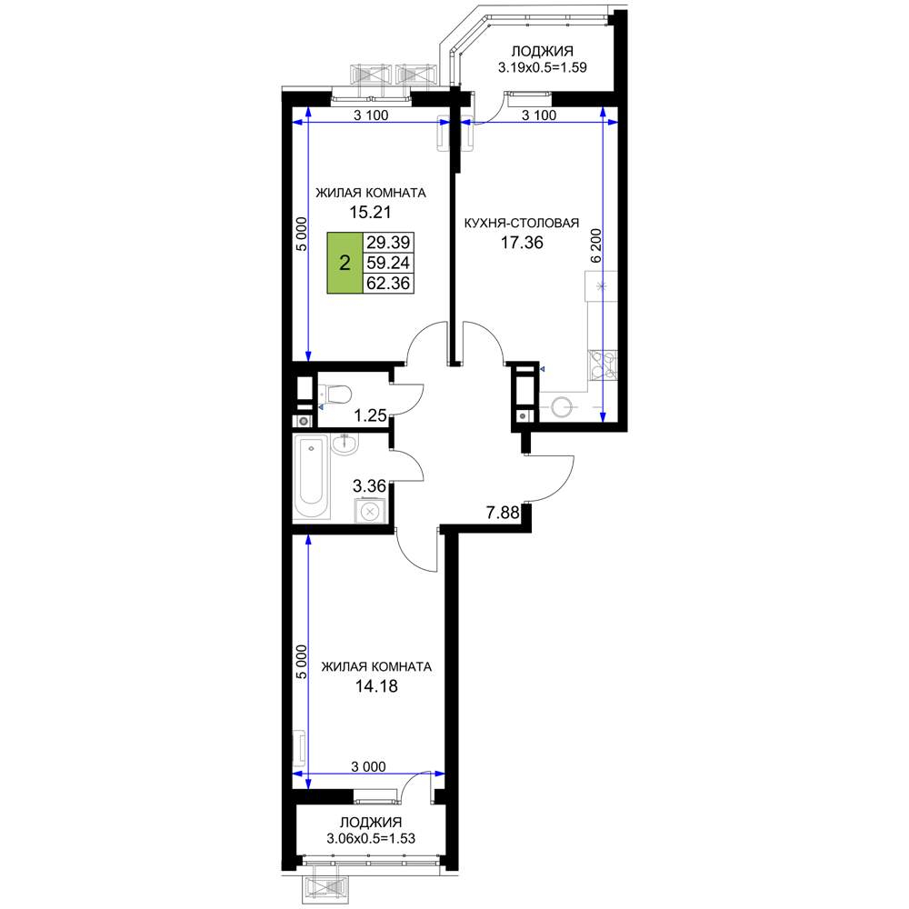 Объект по адресу Москва, Старокубанская улица, д.2/23 