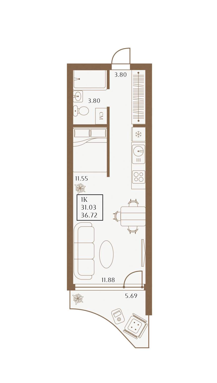 Объект по адресу Москва, 1 Апреля улица, д.1 