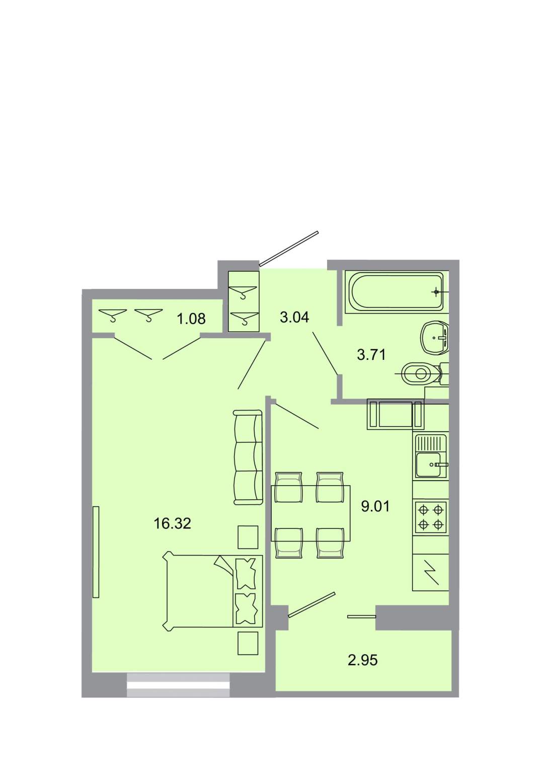 Объект по адресу Ленинградская обл, Всеволожский р-н, Тихая ул, д. 13к3