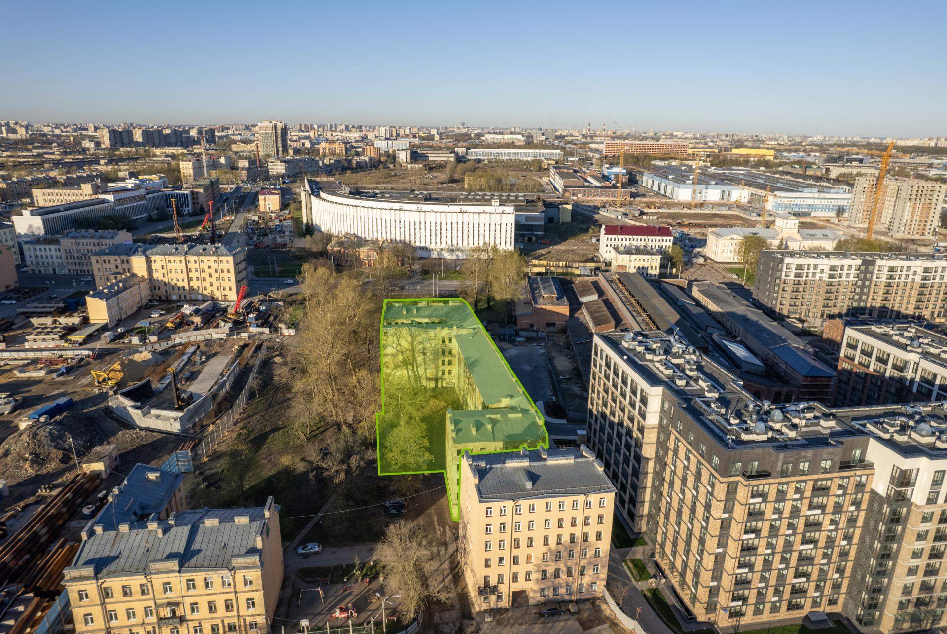 Объект по адресу Санкт-Петербург, Обуховской Обороны проспект, д.42 