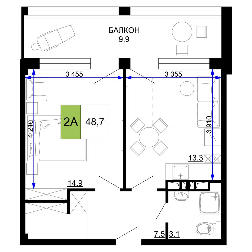 Объект по адресу Москва, Сосновый проезд, д.10 литера 2 